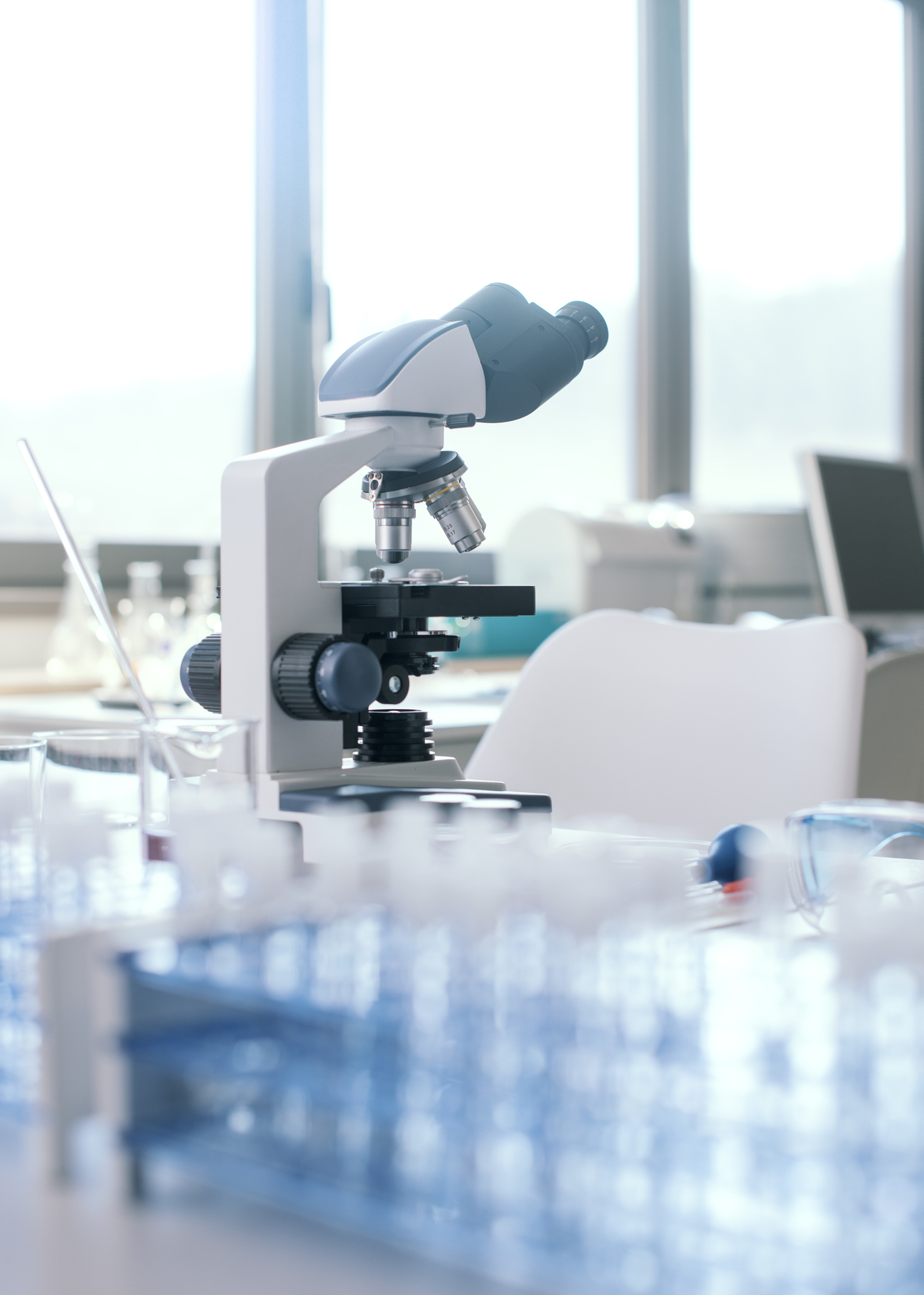 Professional equipment in the research laboratory